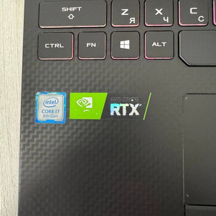 Ігровий ноутбук Б-класу Asus ROG Strix Scar II GL504GW / 15,6” (1920x1080) IPS / Intel Core i7-8750H (6 (12) ядер по 2,2 - 4,1 ГГц) / 16 ГБ DDR4 / 120 ГБ SSD + 1000 ГБ HDD / nVidia GeForce RTX 2070, 8 ГБ GDDR6, 256-біт / WebCam б/в - зображення 9