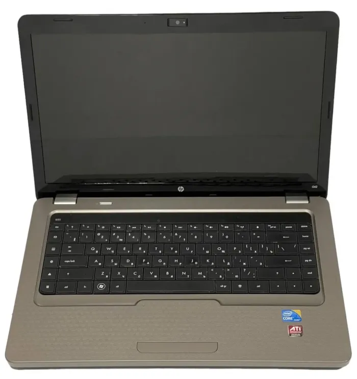 Ноутбук HP G62-b73SR / 15.6" (1366x768) TN / Intel Core i3-350M (2 (4) ядра по 2.26 GHz) / 8 GB DDR3 / 128 GB SSD / AMD Radeon HD 5470, 512 MB GDDR5, 64-bit / WebCam / Windows 10 Pro б/в - зображення 2