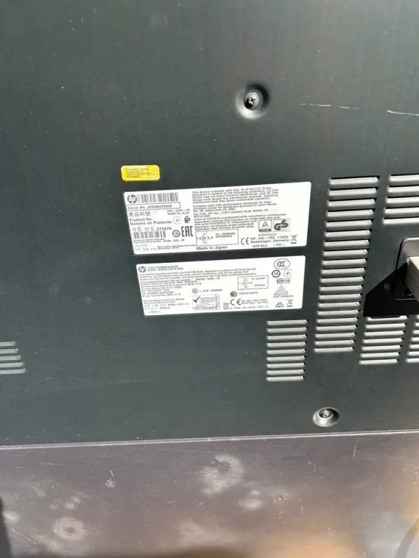 БФП HP LaserJet Enterprise Flow M830z (CF367A) / Лазерний монохромний друк / 1200x1200 dpi / A3 / 56 стор/хв / Ethernet, USB 2.0 / ePrint б/в - зображення 4