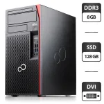 Комп'ютер Fujitsu Esprimo P757 E90+ Tower / Intel Celeron G3900 (2 ядра по 2.8 GHz) / 8 GB DDR4 / 128 GB SSD / Intel HD Graphics 530 / DVI б/в