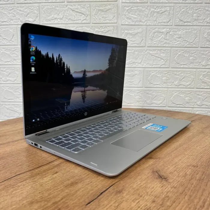 Ноутбук-трансформер HP Envy x360 m6-aq103ds / 15.6" (1920x1080) IPS Touch / Intel Core i5-7200U (2 (4) ядра по 2.5 - 3.1 GHz) / 16 GB DDR4 / 128 GB SSD M.2 + 1000 GB HDD / Intel HD Graphics 620 / WebCam б/в - зображення 4