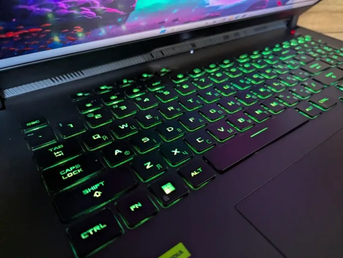 Ігровий ноутбук Asus ROG Strix G733PY / 17,3" (2560x1440) IPS / AMD Ryzen 9 7945HX (16 (32) ядер по 2,5 - 5,4 ГГц) / 64 ГБ DDR5 / 1000 ГБ SSD / nVidia GeForce RTX 4090, 16 ГБ GDDR6, 256-біт / Веб-камера / HDMI / Windows 11 б/в - зображення 7