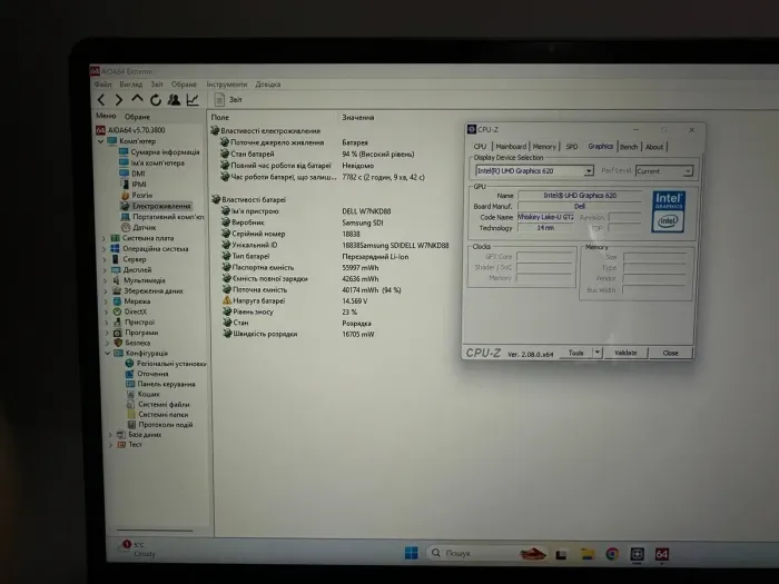 Ноутбук-трансформер Dell Inspiron 7586 2 in 1 / 15.6" (3840x2160) IPS Touch / Intel Core i7-8565U (4 (8) ядра по 1.8 - 4.6 GHz) / 16 GB DDR4 / 512 GB SSD / nVidia GeForce MX 150, 2 GB GDDR5, 64-bit / WebCam / HDMI б/в - зображення 8