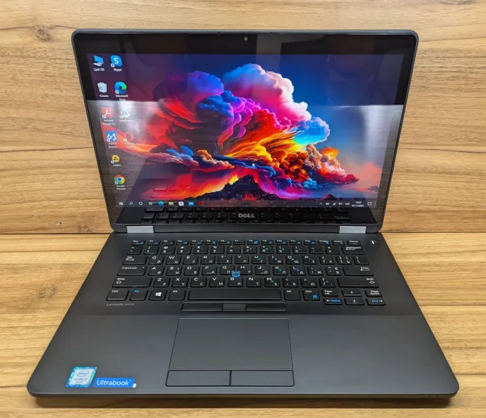 Ультрабук Dell Latitude E7470 / 14" (2560x1440) IPS Touch / Intel Core i7-6600U (2 (4) ядра по 2.6 - 3.4 GHz) / 8 GB DDR4 / 256 GB SSD / Intel HD Graphics 520 / WebCam / HDMI / Windows 10 б/в - зображення 2
