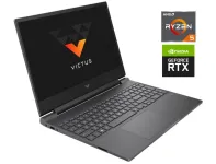 Ігровий ноутбук Б-клас HP Victus 15-fd2082wm / 15.6" (1920x1080) IPS / AMD Ryzen 5 8645HS (6 (12) ядер по 4.3 - 5.0 GHz) / 16 GB DDR5 / 512 GB SSD M.2 / nVidia GeForce RTX 4050, 6 GB GDDR6, 96-bit / WebCam / Win 11 Home б/в