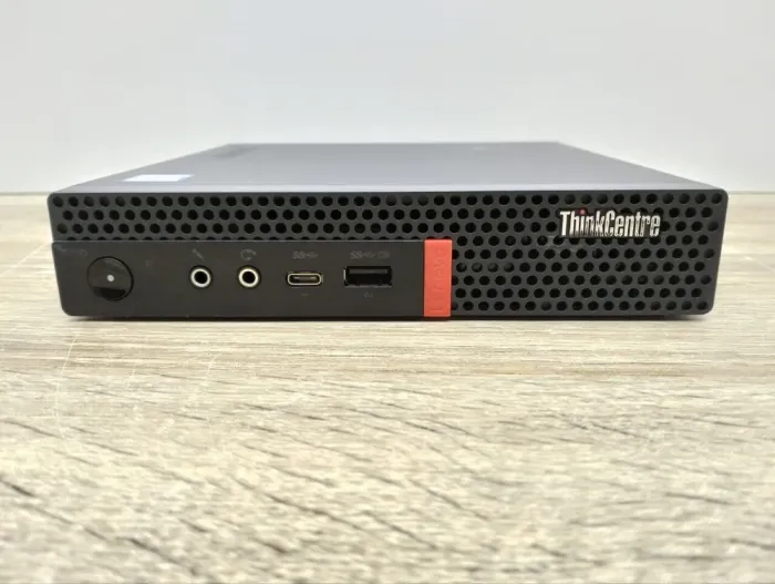Неттоп Lenovo ThinkCentre M720q Tiny USFF / Intel Core i3-8100T (4 ядра по 3.1 GHz) / 8 GB DDR4 / 240 GB SSD / Intel UHD Graphics 630 / USB 3.1 б/в - зображення 2