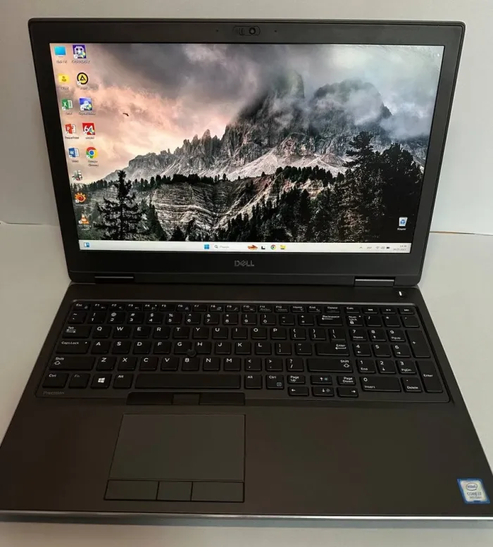 Мобільна робоча станція Dell Precision 7540 / 15.6" (1920x1080) IPS / Intel Core i7-9850H (6 (12) ядер по 2.6 - 4.6 GHz) / 32 GB DDR4 / 256 GB SSD + 256 GB SSD / Quadro T1000, 4 GB GDDR6, 128-bit / WebCam б/в - зображення 2