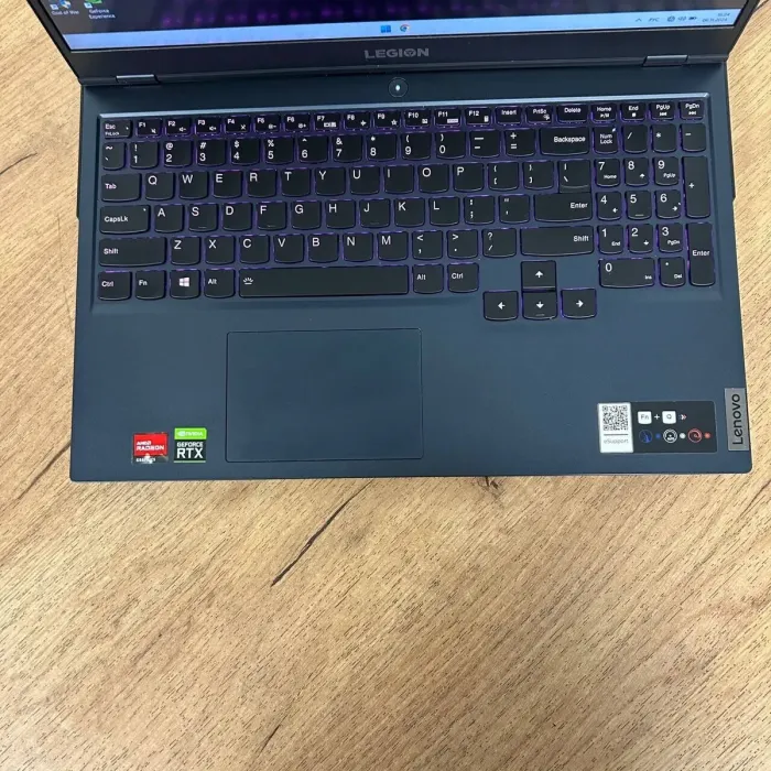 Ігровий ноутбук Б-клас Lenovo Legion 5 15ACH6H / 15.6" (1920x1080) IPS / AMD Ryzen 7 5800H (8 (16) ядер по 3.2 - 4.4 GHz) / 16 GB DDR4 / 512 GB SSD / nVidia GeForce RTX 3060, 6 GB GDDR6, 192-bit / WebCam б/в - зображення 7