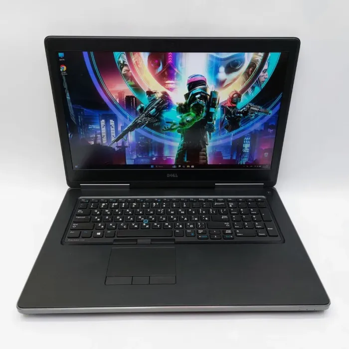 Мобільна робоча станція Dell Precision 7720 / 17.3" (1920x1080) IPS / Intel Core i7-7920HQ (4 (8) ядра по 3.1 - 4.1 GHz) / 16 GB DDR4 / 512 GB SSD / nVidia Quadro P3000, 6 GB GDDR5, 192-bit / WebCam / Windows 11 Pro б/в - зображення 2