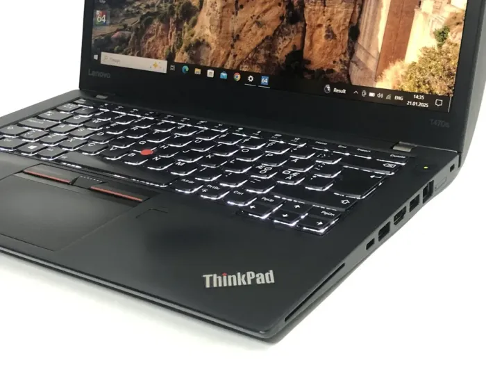 Ультрабук Б-клас Lenovo ThinkPad T470s / 14" (1920x1080) IPS / Intel Core i5-7200U (2 (4) ядра по 2.5 - 3.1 GHz) / 8 GB DDR4 / 256 GB SSD / Intel HD Graphics 620 / WebCam / Два АКБ б/в - зображення 8