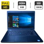Ультрабук Dell Latitude 5480 / 14" (1920x1080) TN / Intel Core i5-6300U (2 (4) ядра по 2.4 - 3.0 GHz) / 8 GB DDR4 / 128 GB SSD / Intel HD Graphic 520 / WebCam б/в