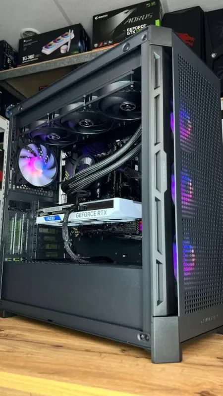 Збірка під замовлення: комп'ютер Cougar Duoface Pro RGB Tower / AMD Ryzen 7 5800X3D (8 (16) ядер по 3.4 - 4.5 GHz) / 32 GB DDR4 / 2000 GB SSD M.2 / nVidia GeForce RTX 4060, 8 GB GDDR6, 128-bit / 750W - зображення 10