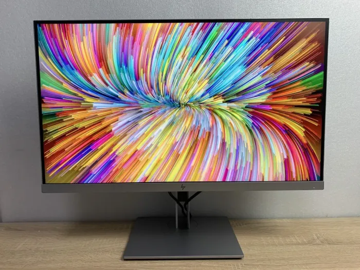 Монітор HP EliteDisplay E273Q / 27" (2560x1440) IPS / 1x HDMI, 1x DP, 1x VGA, 2x USB 3.0, 1x USB Type-C / VESA 100x100 / Pivot б/в - зображення 2