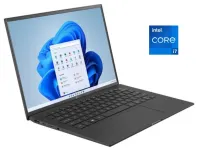 Ультрабук LG Gram 14Z90P / 14" (1920x1080) IPS / Intel Core i7-1165G7 (4 (8) ядра по 2.8 - 4.7 GHz) / 8 GB DDR4 / 512 GB SSD / Intel Iris Xe Graphics / WebCam / Win 11 Home б/в