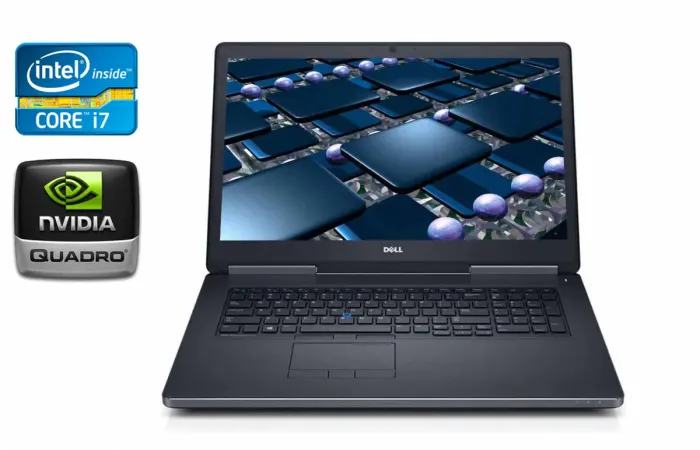 Мобільна робоча станція Dell Precision 7520 / 15.6" (1920x1080) IPS / Intel Core i7-6820HQ (4 (8) ядра по 2.7 - 3.6 GHz) / 16 GB DDR4 / 512 GB SSD / nVidia Quadro M2200, 4 GB GDDR5, 128-bit / HDMI / WeCam б/в - зображення 1