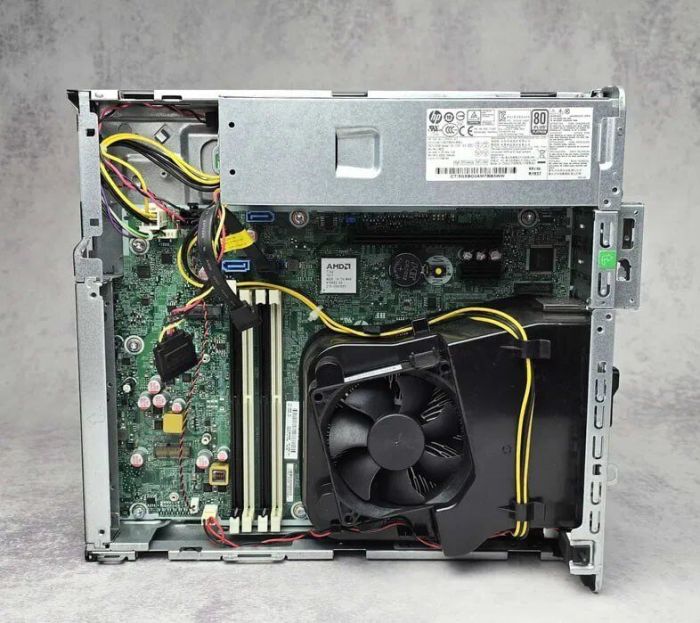 ПК HP EliteDesk 705 G4 SFF / AMD Ryzen 3 2200G (4 ядра по 3.5 - 3.7 GHz) / 8 GB DDR4 / 256 GB SSD / AMD Radeon RX Vega 8 Graphics б/в - зображення 4