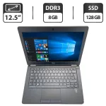 Нетбук Б-клас Dell Latitude E7250 / 12.5" (1366x768) TN / Intel Core i5-5300U (2 (4) ядра по 2.3 - 2.9 GHz) / 8 GB DDR3 / 128 GB SSD / Intel HD Graphics 5500 / WebCam б/в