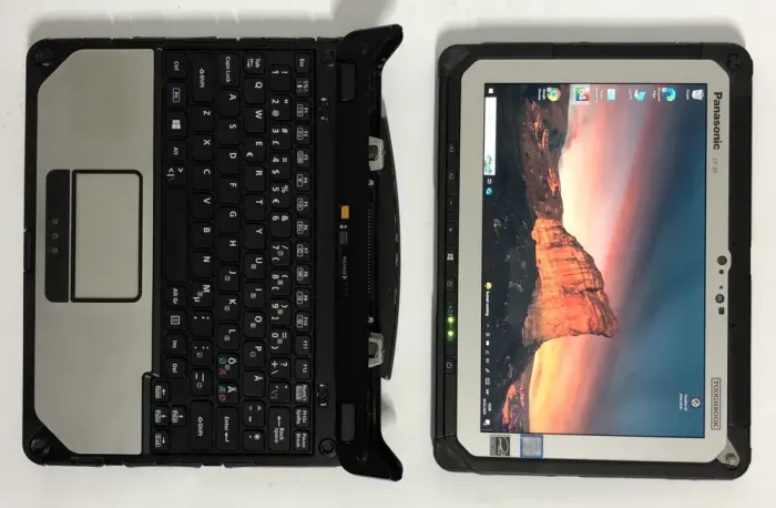 Захищений нетбук-трансформер Б-клас Panasonic Toughbook CF-20 MK2 / 10.1" (1920x1200) IPS Touch / Intel Core i5-7Y57 (2 (4) ядра по 1.2 - 3.3 GHz) / 8 GB DDR3 / 256 GB SSD / Intel HD Graphics 615 / WebCam / Win 10 Pro б/в - зображення 8