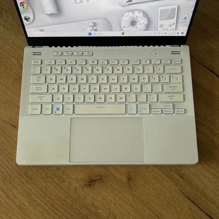 Ігровий ноутбук Asus ROG Zephyrus G14 GA402RJ / 14" (2560x1600) IPS / AMD Ryzen 9 6900HS (8 (16) ядер по 3.3 - 4.9 GHz) / 16 GB DDR4 / 512 GB SSD NVMe / AMD Radeon RX 6700S, 8 GB GDDR6, 128-bit / WebCam б/в - зображення 7