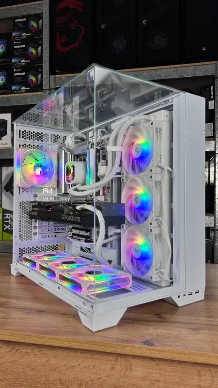Збірка під замовлення: комп'ютер Lian-Li O11 Vision White Tower / AMD Ryzen 7 7800X3D (8 (16) ядер по 4.2 - 5.0 GHz) / 32 GB DDR5 / 2000 GB SSD M.2 / nVidia GeForce RTX 4070 Ti Super, 16 GB GDDR6X, 256-bit / 850W - зображення 7