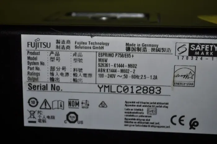 Комп'ютер Fujitsu Esprimo P758 E85 Tower / Intel Core i3-8100 (4 ядра по 3.6 GHz) / 16 GB DDR4 / 240 GB SSD + 500 GB HDD / Intel UHD Graphics 630 / Windows 11 Pro б/в - зображення 8