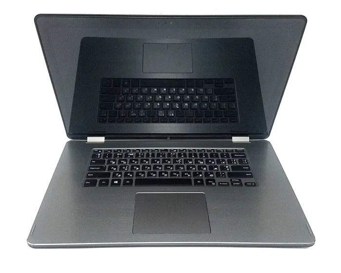 Ультрабук-трансформер Dell Inspiron 15-7568 / 15.6" (1920x1080) IPS / Intel Core i5-6200U (2 (4) ядра по 2.3 - 2.8 GHz) / 8 GB DDR3 / 480 GB SSD / Intel HD Graphics 520 / WebCam / Windows 10 Lic б/в - зображення 2