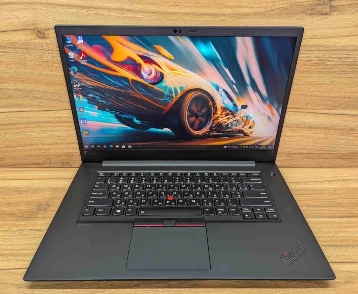 Мобільна робоча станція Lenovo ThinkPad P1 Gen 2 / 15,6" (1920x1080) IPS / Intel Core i7-9850H (6 (12) ядер по 2,6 - 4,6 ГГц) / 32 ГБ DDR4 / 512 ГБ SSD / nVidia Quadro T1000, 4 ГБ GDDR6, 128-біт / Веб-камера / Сканер відбитків пальців / Windows 10 б/в - зображення 2