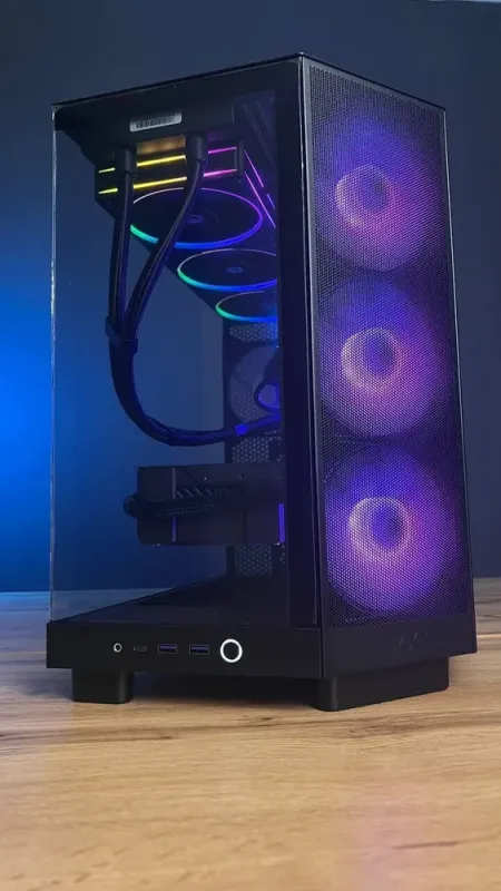 Збірка на замовлення: ігровий ПК NZXT H6 Flow Tower / AMD Ryzen 7 7800X3D (8 (16) ядер по 4,2 - 5,0 ГГц) / 32 ГБ DDR5 / 1000 ГБ SSD M.2 / nVidia GeForce RTX 5070, 12 ГБ GDDR7, 192-bit / 750 Вт - зображення 4
