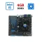 Комплект: Материнская плата Asus P7H55-M LX / LGA1156 / Intel Core i5-760 (4 ядра по 2,8 - 3,33 ГГц) / 4 ГБ DDR3 / Intel HD Graphics + Кулер б/в