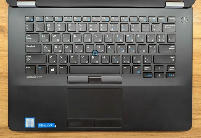 Ультрабук Dell Latitude E7470 / 14" (1600x900) TN / Intel Core i5-6300U (2 (4) ядра по 2.4 - 3.0 GHz) / 8 GB DDR4 / 240 GB SSD / Intel HD Graphics 520 / HDMI / WebCam / Windows 10 б/в - зображення 3