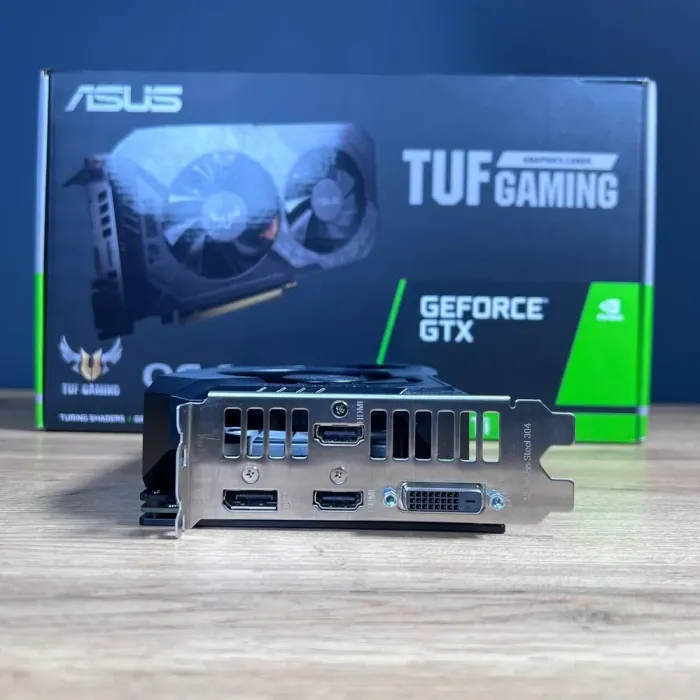 Дискретна відеокарта Asus  nVidia GeForce GTX 1660 Ti, 6 GB GDDR6, 192-bit / 1x DVI, 2x HDMI, 1x DisplayPort б/в - зображення 3