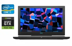 Ігровий ноутбук Б-класу Dell G7 7588 / 15,6" (1920x1080) IPS / Intel Core i7-8750H (6 (12) ядра по 2.2 - 4.1 GHz) / 16 GB DDR4 / 512 GB SSD / nVidia GeForce GTX 1060 Max-Q, 6 GB GDDR5, 192-bit / WebCam / HDMI б/в