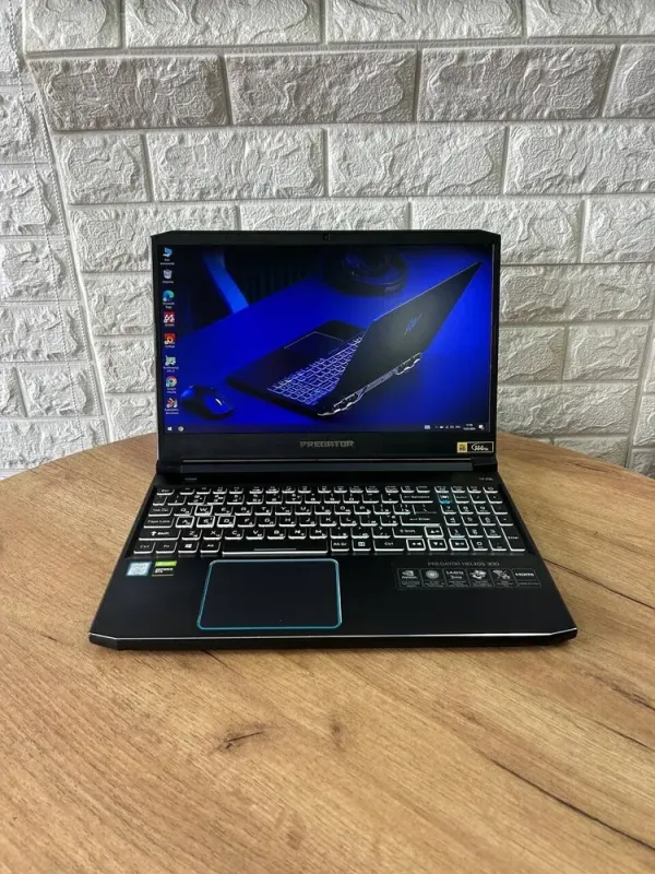 Ігровий ноутбук Б-клас Acer Predator Helios 300 PH315-52 / 15.6" (1920x1080) IPS / Intel Core i7-9750H (6 (12) ядер по 2.6 - 4.5 GHz) / 16 GB DDR4 / 512 GB SSD / nVidia GeForce GTX 1660 Ti, 6 GB GDDR6, 192-bit / WebCam б/в - зображення 2