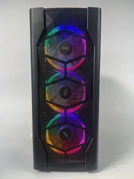 Ігровий ПК 1stPlayer Color ATX Gaming PC / AMD Ryzen 5 5500 (6 (12) ядер 3,6 - 4,2 ГГц) / 16 ГБ DDR4 / 512 ГБ SSD / nVidia GeForce GTX 1660 Super, 6 ГБ GDDR6, 192-біт / 500 Вт / Asus Prime A450M-K б/в - зображення 4