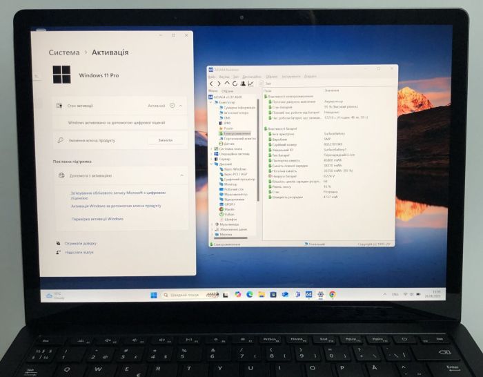 Ультрабук Б-класс Microsoft Surface Laptop 3 1868 / 13.5" (2256x1504) IPS Touch / Intel Core i5-1035G7 (4 (8) ядра по 1.2 - 3.7 GHz) / 16 GB DDR4 / 256 GB SSD NVMe / Intel Iris Plus Graphics / WebCam / Win 11 Pro б/в - зображення 9