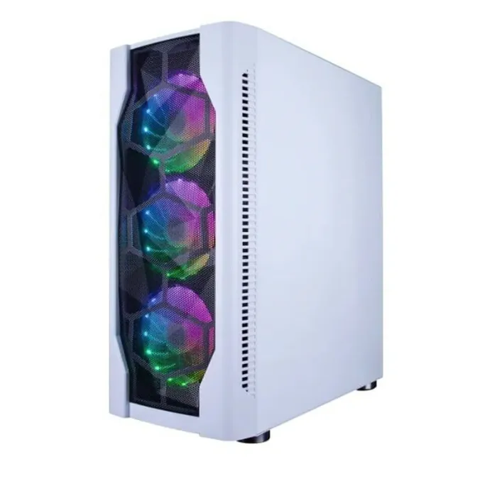 Игровой ПК 1stPlayer D4-WH-4F1-W White Tower / AMD Ryzen 5 5500 (6 (12) ядер по 3.6 - 4.2 GHz) / 16 GB DDR4 / 512 GB SSD M.2 / Sapphire Radeon RX 570 Nitro+, 8 GB GDDR5, 256-bit б/в - изображение 3