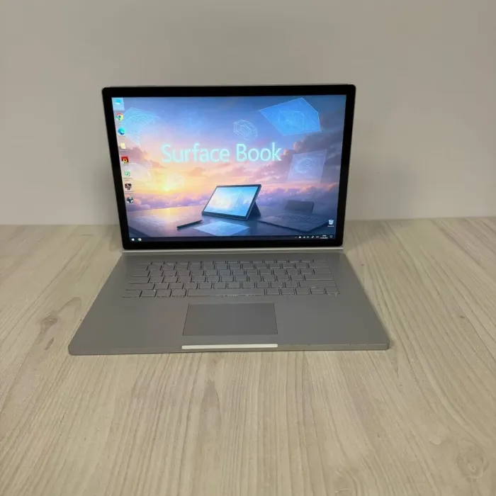 Ігровий ультрабук-трансформер Б-клас Microsoft Surface Book 2 / 15.0" (3240x2160) IPS Touch / Intel Core i7-8650U (4 (8) ядра по 1.9 - 4.2 GHz) / 16 GB DDR3 / 250 GB SSD NVMe / nVidia GeForce GTX 1060, 6 GB GDDR5, 192-bit / WebCam б/в - зображення 2