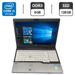 Ноутбук Fujitsu LifeBook E782 / 15.6" (1600x900) TN / Intel Core i5-3210M (2 (4) ядра по 2.5 - 3.1 GHz) / 8 GB DDR3 / 128 GB SSD / Intel HD Graphics 4000 / WebCam б/в