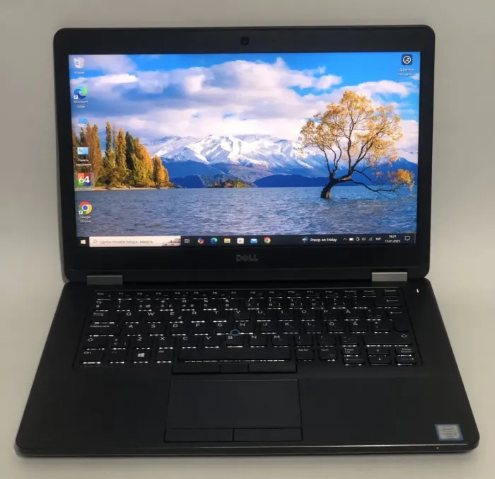 Ультрабук Б-клас Dell Latitude E5470 / 14" (1920x1080) IPS / Intel Core i3-6100U (2 (4) ядра по 2.3 GHz) / 8 GB DDR4 / 128 GB SSD / Intel HD Graphics 530 / WebCam / Win 10 Pro б/в - зображення 2