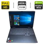 Ноутбук Б-клас Lenovo IdeaPad 3 15ARH7 / 15.6" (1920x1080) IPS / AMD Ryzen 7 6800H (8 (16) ядер по 3.2 - 4.7 GHz) / 16 GB DDR4 / 512 GB SSD M.2 / nVidia GeForce RTX 3050, 4 GB GDDR6, 128-bit / WebCam б/в