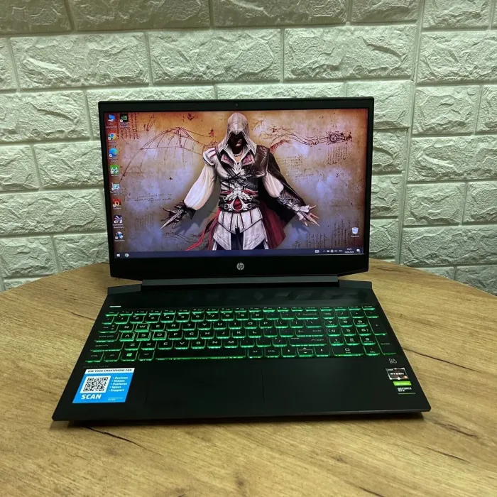 Ігровий ноутбук Б-клас HP Pavilion Gaming 15-ec0013dx / 15.6" (1920x1080) TN / AMD Ryzen 5 3550H (4 (8) ядер по 2.1 - 3.7 GHz) / 8 GB DDR4 / 256 GB SSD NVMe / nVidia GeForce GTX 1050, 3 GB GDDR5, 96-bit / WebCam б/в - зображення 2