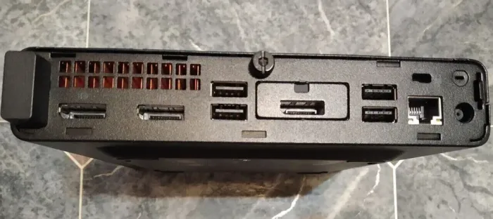 Неттоп HP EliteDesk 800 G4 Desktop Mini USFF / Intel Core i5-8500 (6 ядер по 3.0 - 4.1 GHz) / 32 GB DDR4 / 480 GB SSD / Intel UHD Graphics 630 / DisplayPort б/в - зображення 5