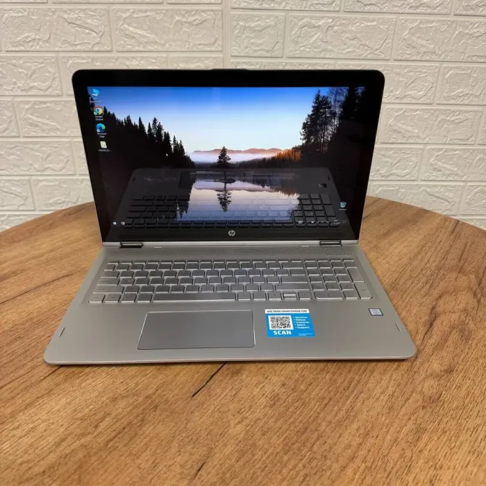 Ноутбук-трансформер HP Envy x360 m6-aq103ds / 15.6" (1920x1080) IPS Touch / Intel Core i5-7200U (2 (4) ядра по 2.5 - 3.1 GHz) / 16 GB DDR4 / 128 GB SSD M.2 + 1000 GB HDD / Intel HD Graphics 620 / WebCam б/в - зображення 2