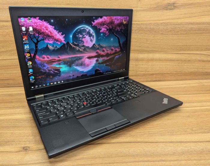 Мобільна робоча станція Lenovo ThinkPad P50 / 15,6" (1920x1080) IPS / Intel Core i7-6820HQ (4 (8) ядра по 2,7 - 3,6 ГГц) / 16 ГБ DDR4 / 512 ГБ SSD / nVidia Quadro M1000M, 4 ГБ GDDR5, 128-біт / TouchID / WebCam / Windows 10 б/в - зображення 4