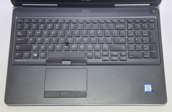 Мобільна робоча станція Dell Precision 7520 / 15,6" (1920x1080) IPS / Intel Core i7-7820HQ (4 (8) ядра по 2,9 - 3,9 ГГц) / 16 ГБ DDR4 / 256 ГБ SSD / nVidia Quadro M1200, 4 ГБ GDDR5, 128-біт / WebCam б/в - зображення 9