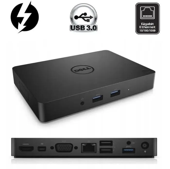 Док-станція Dell WD15 K17A / USB Type-C / VGA, miniDP, HDMI / USB 3.0 / Gigabit Ethernet б/в - зображення 1