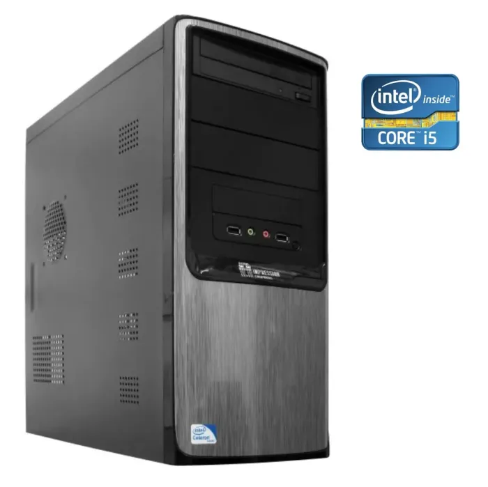 ПК Impression Tower / Intel Core i5-4590S (4 ядра по 3.0 - 3.7 GHz) / 8 GB DDR3 / 320 GB HDD / Intel HD Graphics 4600 / 400W б/в - зображення 1