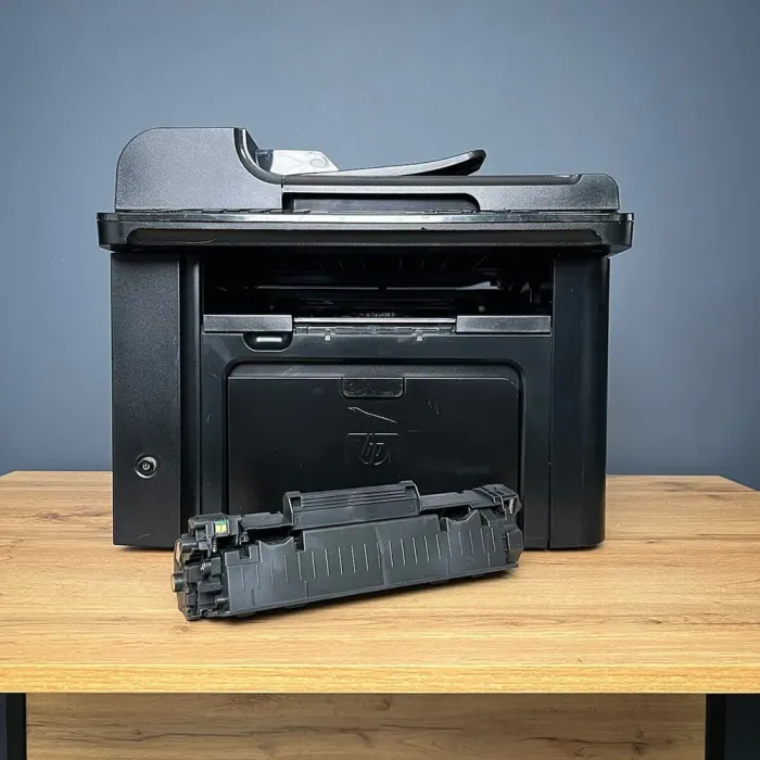 МФУ HP LaserJet M1536dnf MFP / Лазерний монохромний друк / 1200x1200 dpi / A4 / 25 стор / хв / Ethernet, USB / Дуплекс б/в - зображення 2