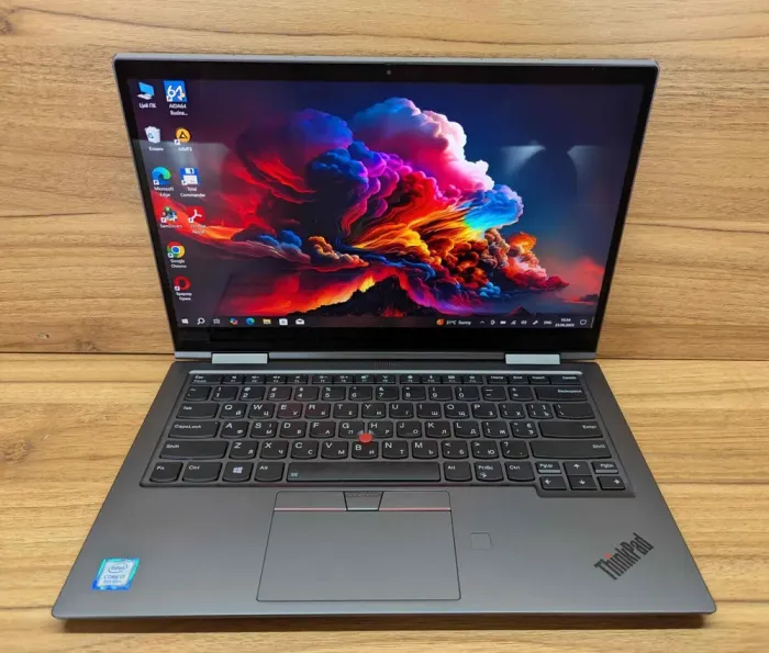 Ноутбук-трансформер Lenovo ThinkPad x1 Yoga 4 th / 14" (1920x1080) IPS Touch / Intel Core i7-8565U (4 (8) ядра по 1.8 - 4.6 GHz) / 8 GB DDR3 / 512 GB SSD / Intel UHD Graphics / WebCam / TouchID / Windows 10 б/в - зображення 2