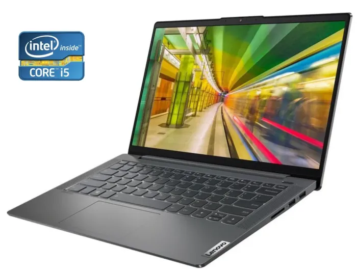 Ультрабук Б-класс Lenovo IdeaPad Slim 7 14ITL05 / 14" IPS Touch / Intel Core i5-1135G7 (4(8) ядра по 2.8-4.2 GHz) / 8GB DDR4 / 480GB SSD / Iris X Graphics / WebCam / Win 11 Home б/в - зображення 1